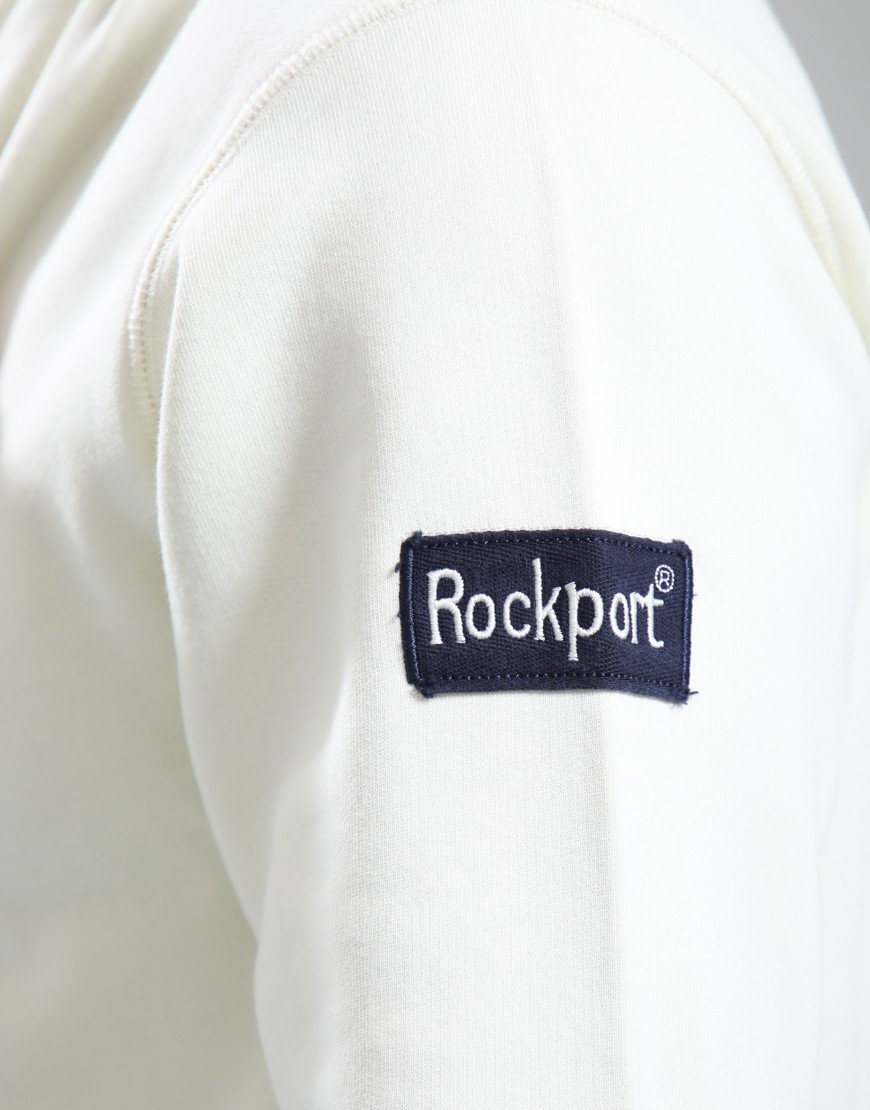 Rockport New England Front Logo Sweat Ecru
