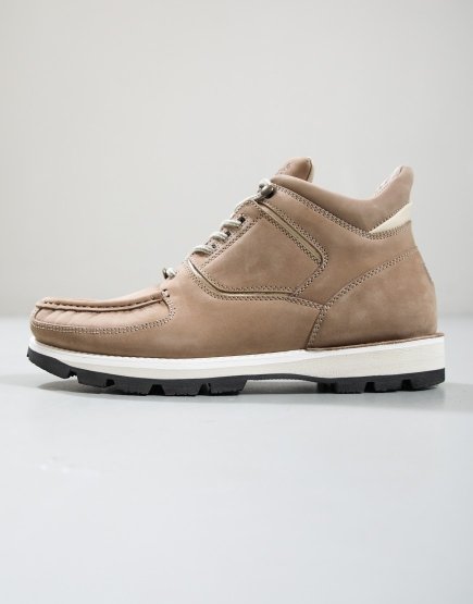 Rockport Umbwe Heritage Nubuck Boots Stone Ecru