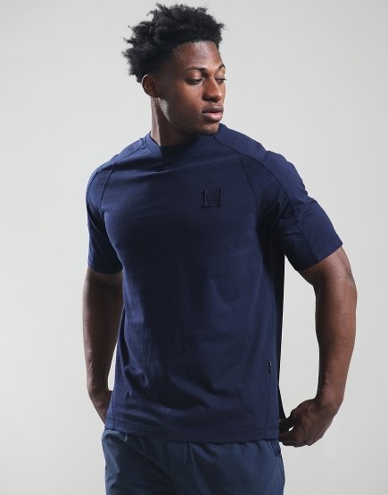 ST95 Globe Patch T-Shirt Navy