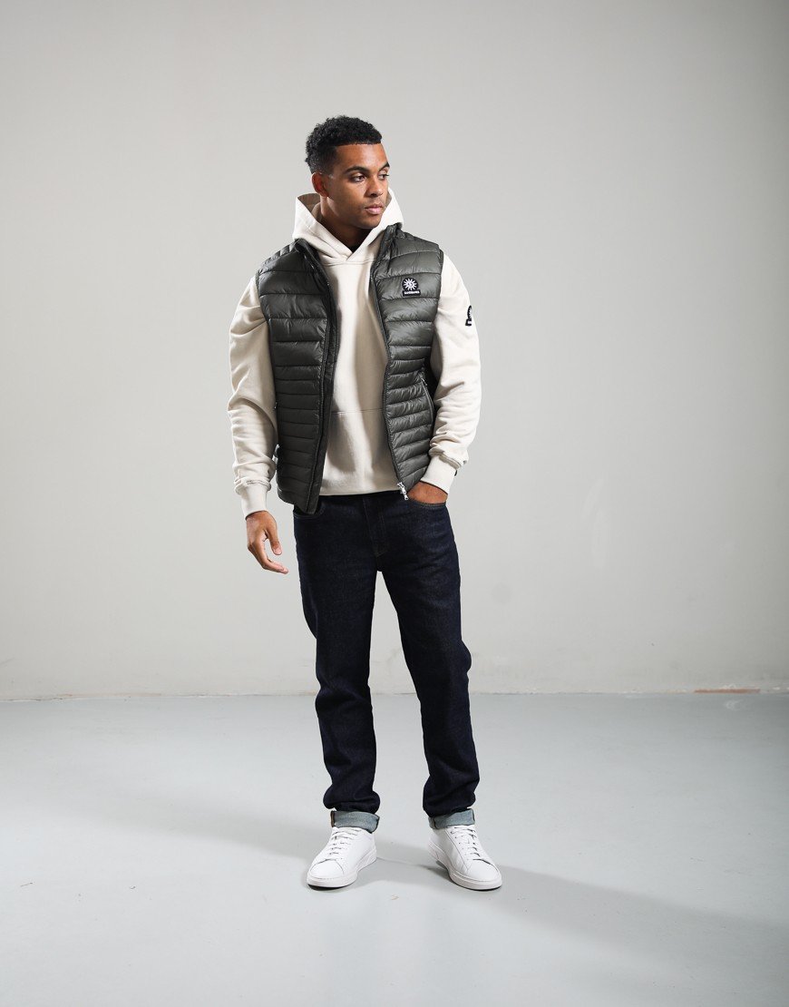 Parajumpers Ripstop Micro Puffer Gilet Olive
