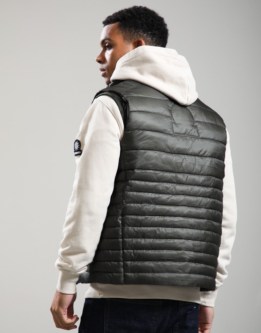 Parajumpers Ripstop Micro Puffer Gilet Olive