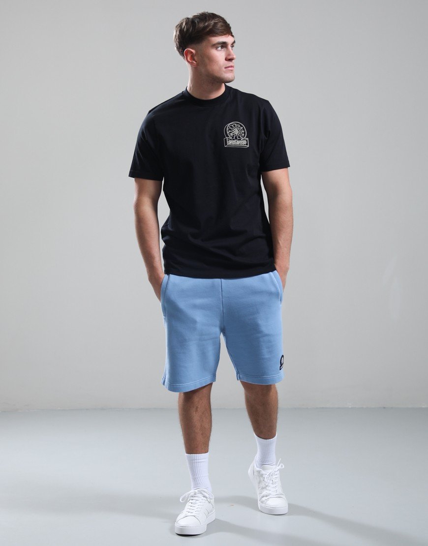 Sandbanks 3D Logo Print T-Shirt Black