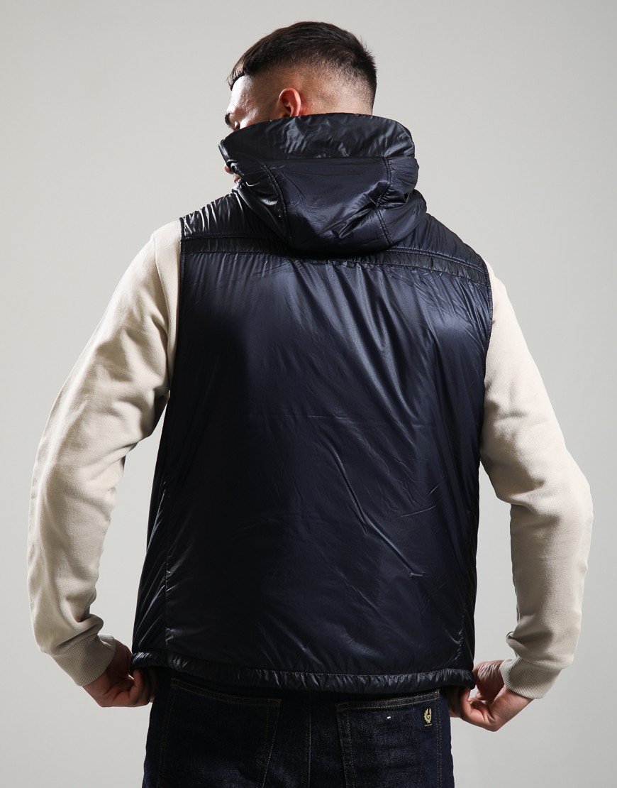 Sandbanks Apex Lightweight PrimaLoft® Hooded Gilet Navy