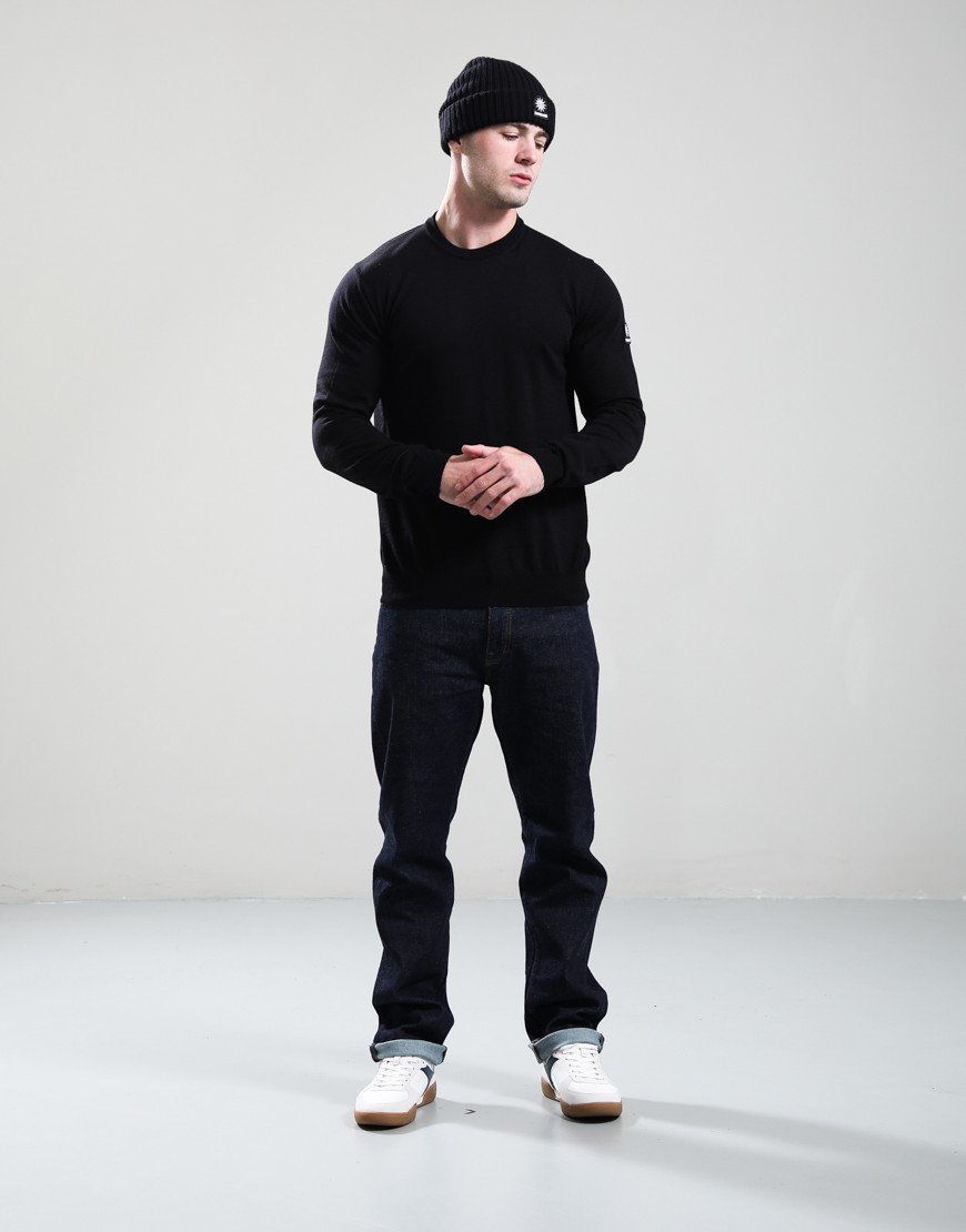 Sandbanks Badge Logo Beanie Black