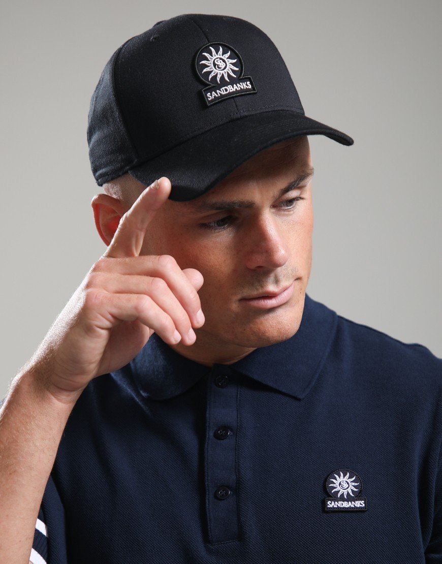 Sandbanks Badge Logo Cap Anthracite
