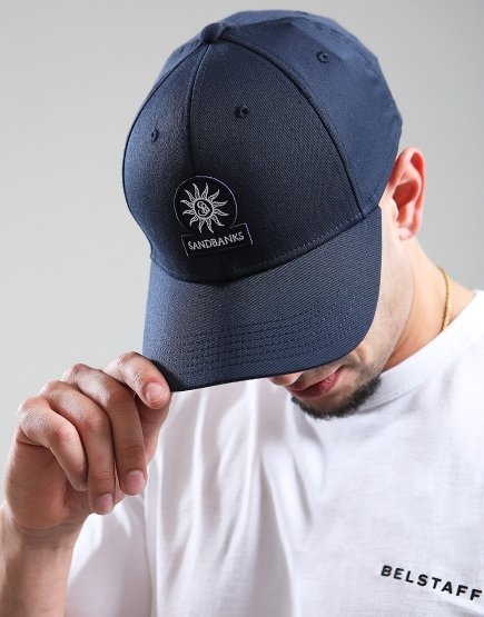Sandbanks Badge Logo Cap Navy