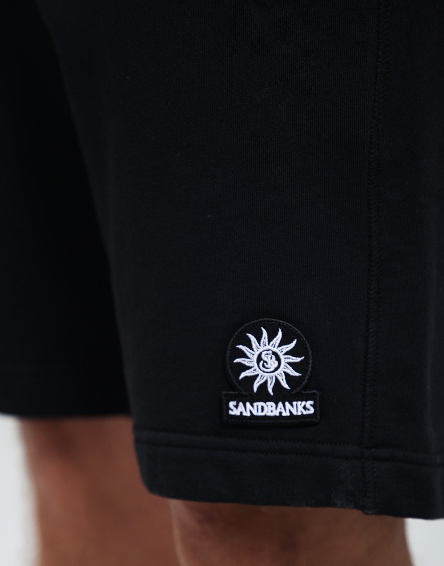 Sandbanks Badge Logo Shorts Black