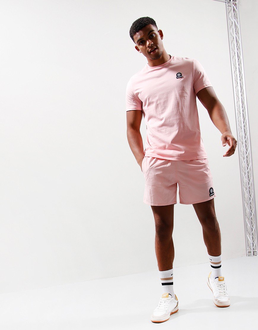 Sandbanks Badge Logo Swim Shorts Pink