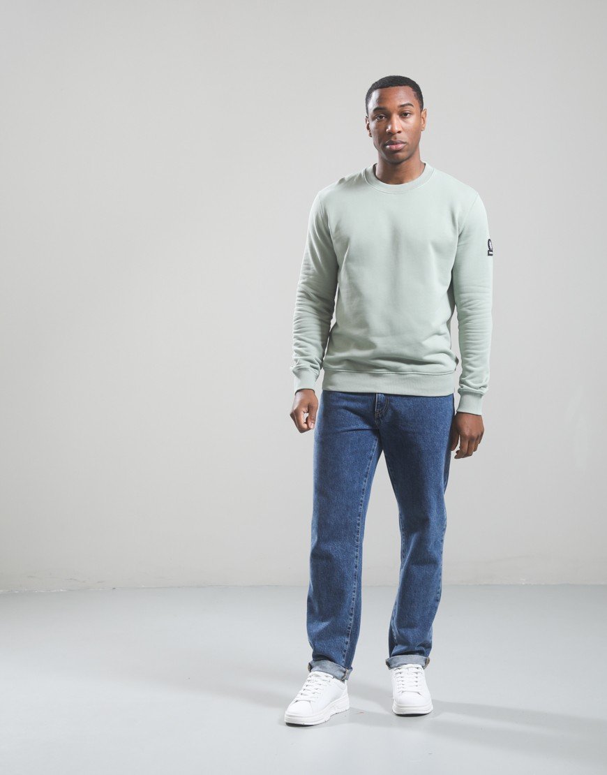 Sandbanks Badge Logo Sweat Sage