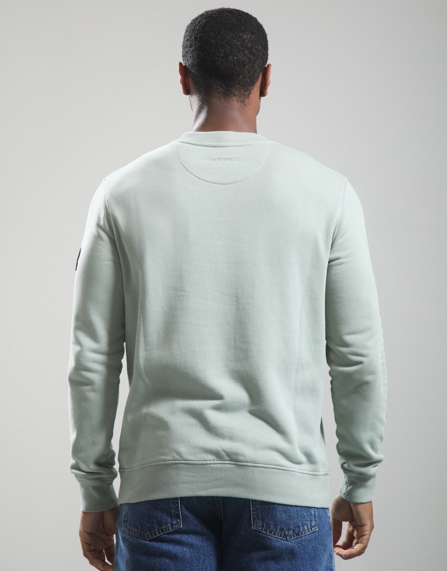 Sandbanks Badge Logo Sweat Sage