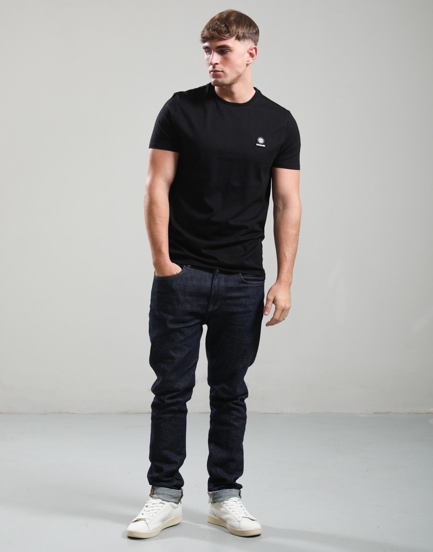Sandbanks Badge Logo T-Shirt Black