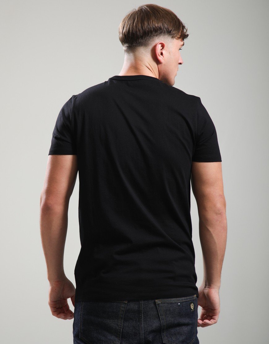 Sandbanks Badge Logo T-Shirt Black
