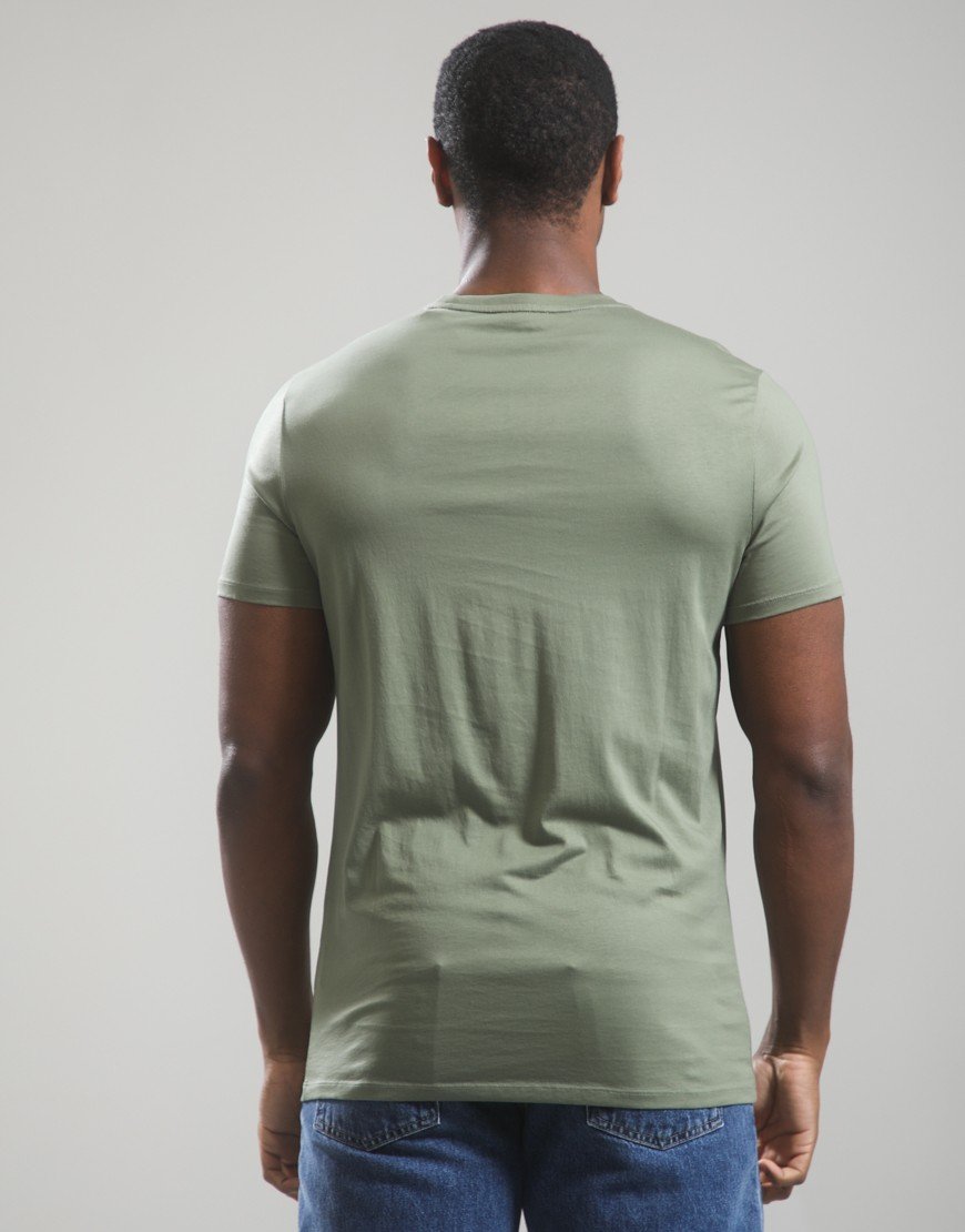 Sandbanks Badge Logo T-Shirt Army