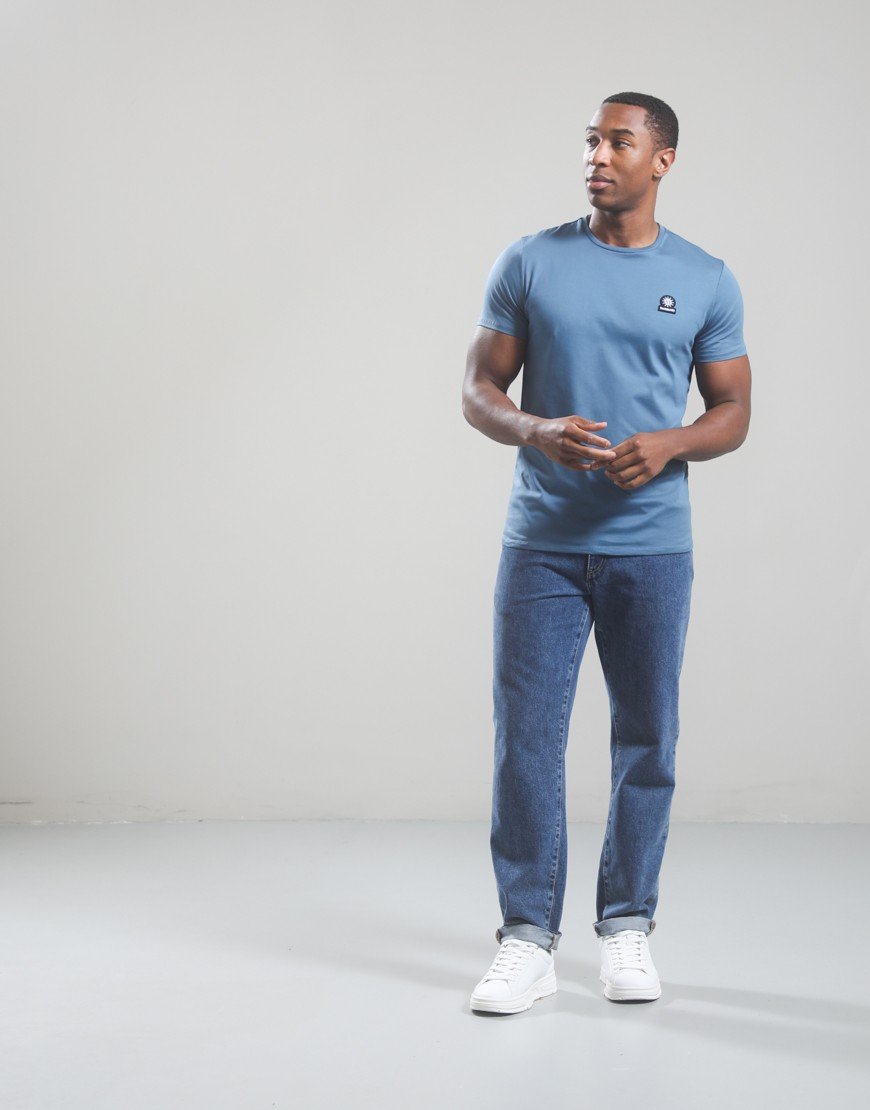 Sandbanks Badge Logo T-Shirt Teal