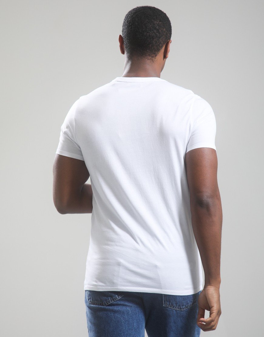 Sandbanks Badge Logo T-Shirt White