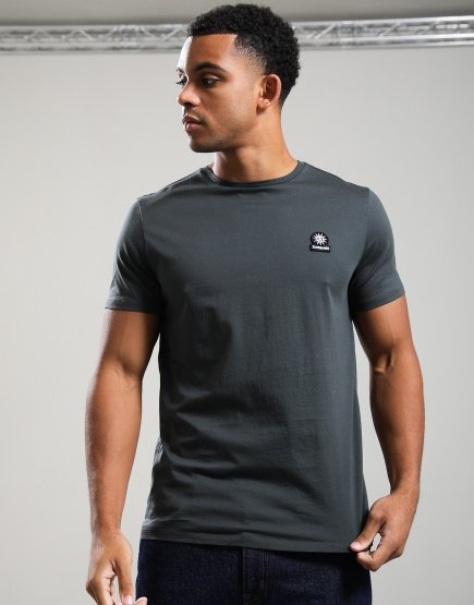 Sandbanks Badge Logo T-Shirt Anthracite