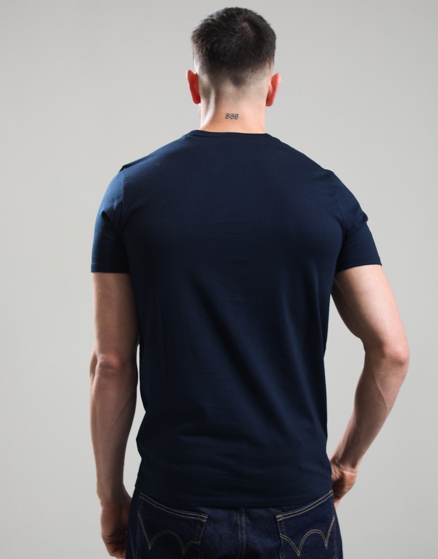 Sandbanks Badge Logo T-Shirt Navy