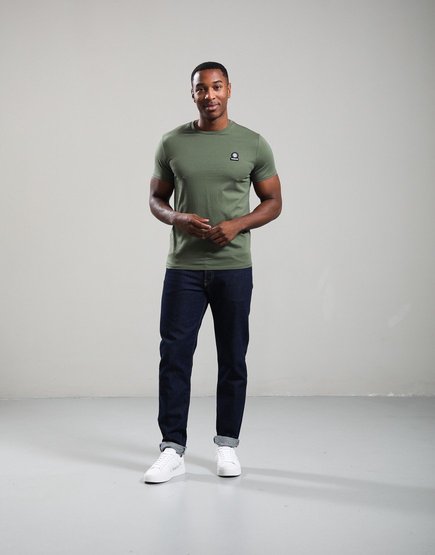 Sandbanks Badge Logo T-Shirt Olive