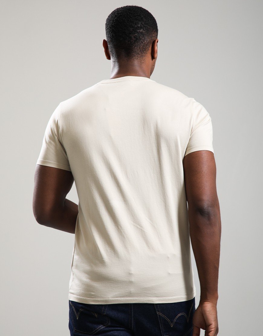 Sandbanks Badge Logo T-Shirt Stone