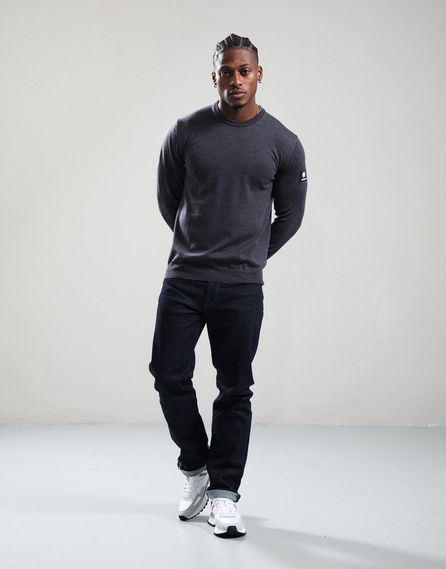 Sandbanks Gauge Crew Knit Anthracite