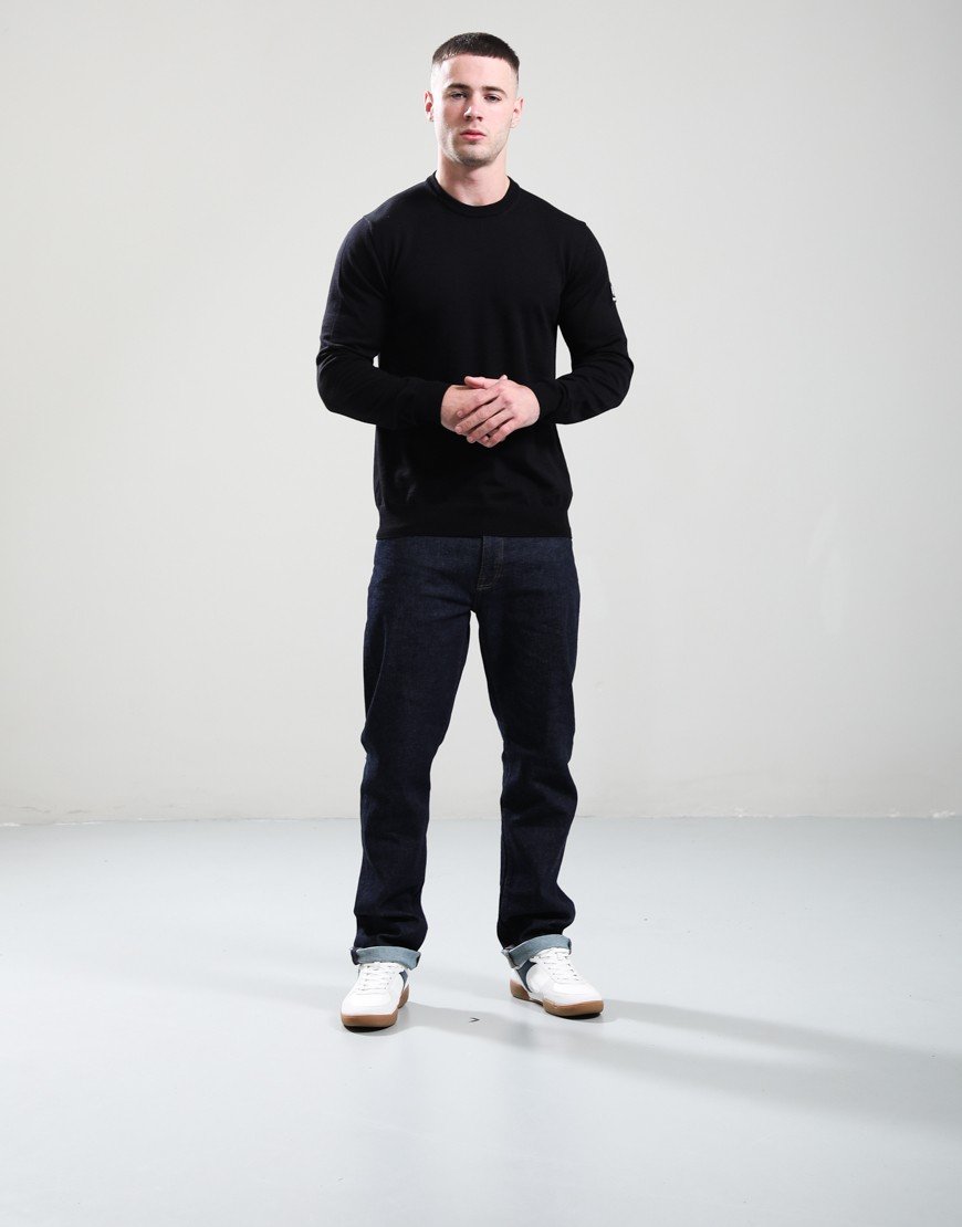 Sandbanks Gauge Crew Knit Black
