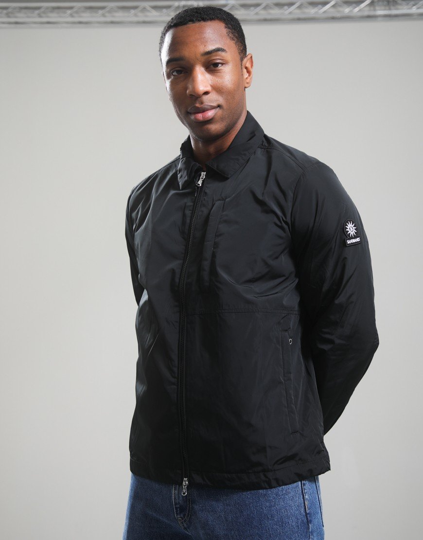 Sandbanks Nylon Overshirt Black