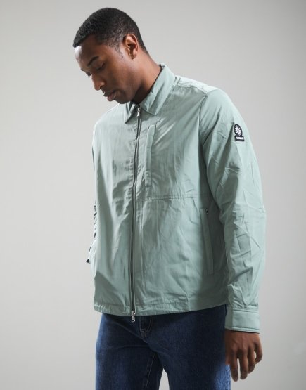 Sandbanks Nylon Overshirt Sage