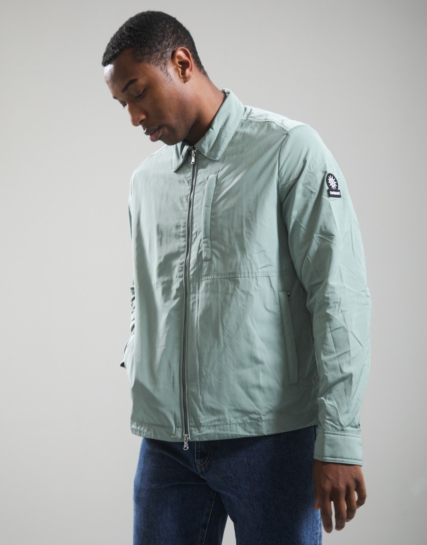 Sandbanks Nylon Overshirt Sage