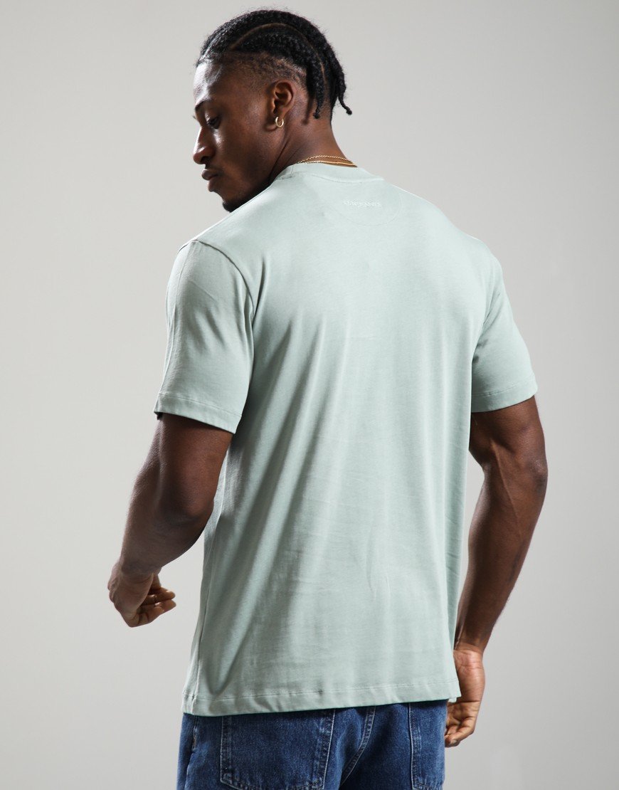 Sandbanks Raised Rubber Print T-Shirt Sage