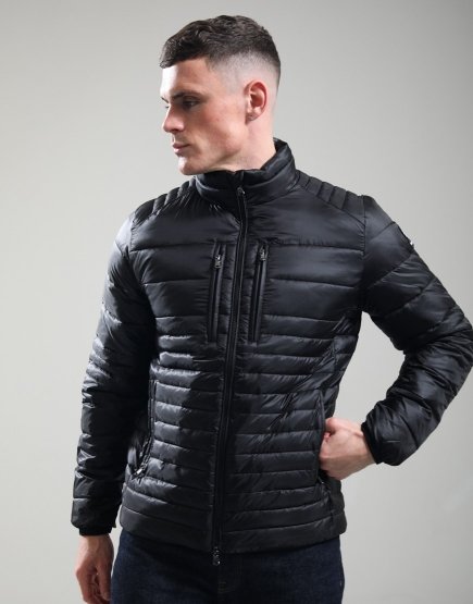 Sandbanks Ripstop Micro Puffer Jacket Black