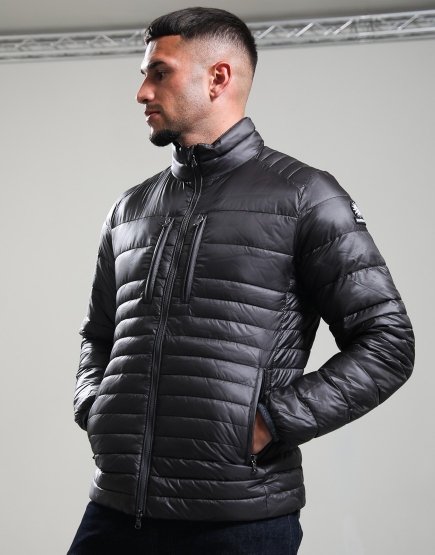 Sandbanks Ripstop Micro Puffer Jacket Charcoal