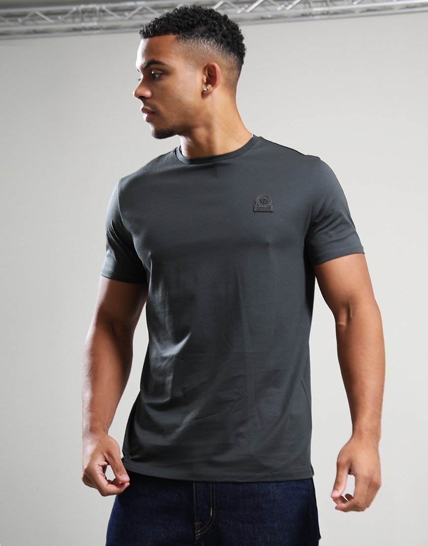 Sandbanks Rubber Badge T-Shirt Anthracite