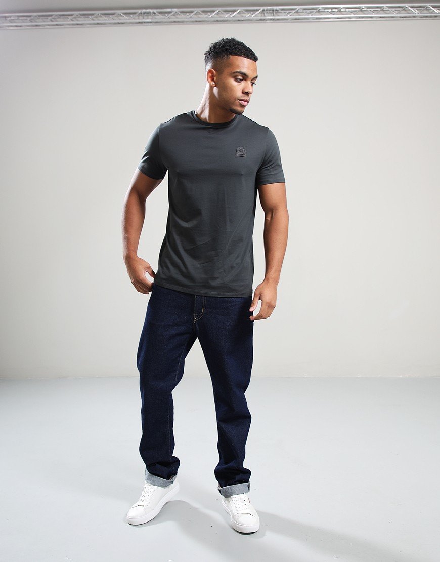 Sandbanks Rubber Badge T-Shirt Anthracite Sandbanks Rubber Badge T-Shirt Anthracite