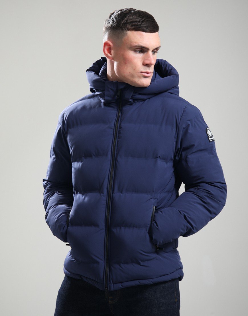 Sandbanks Waterproof Banks Puffer Jacket Navy