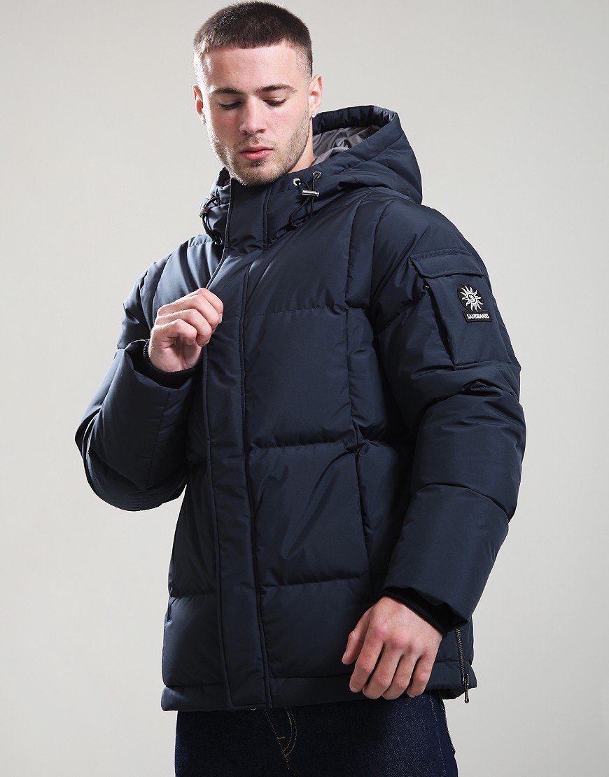 Sandbanks Alpha Puffer Jacket Navy Sandbanks Alpha Puffer Jacket Navy