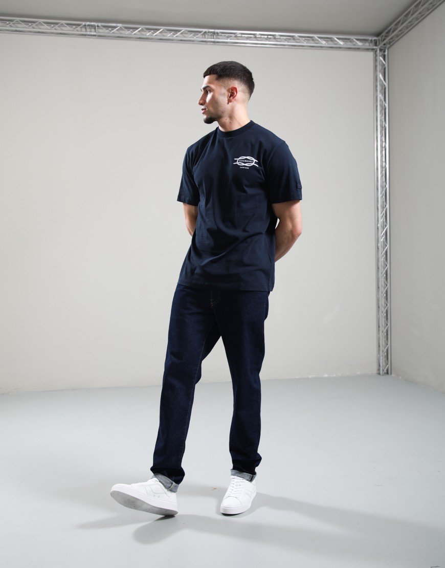 Sandbanks Yacht Club T-Shirt Navy