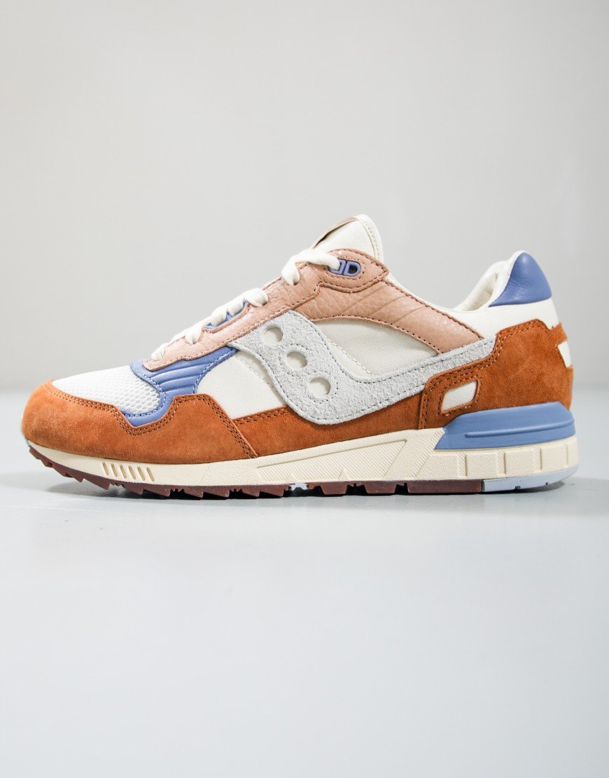 Saucony Shadow 5000 Trainers Light Beige/Rust