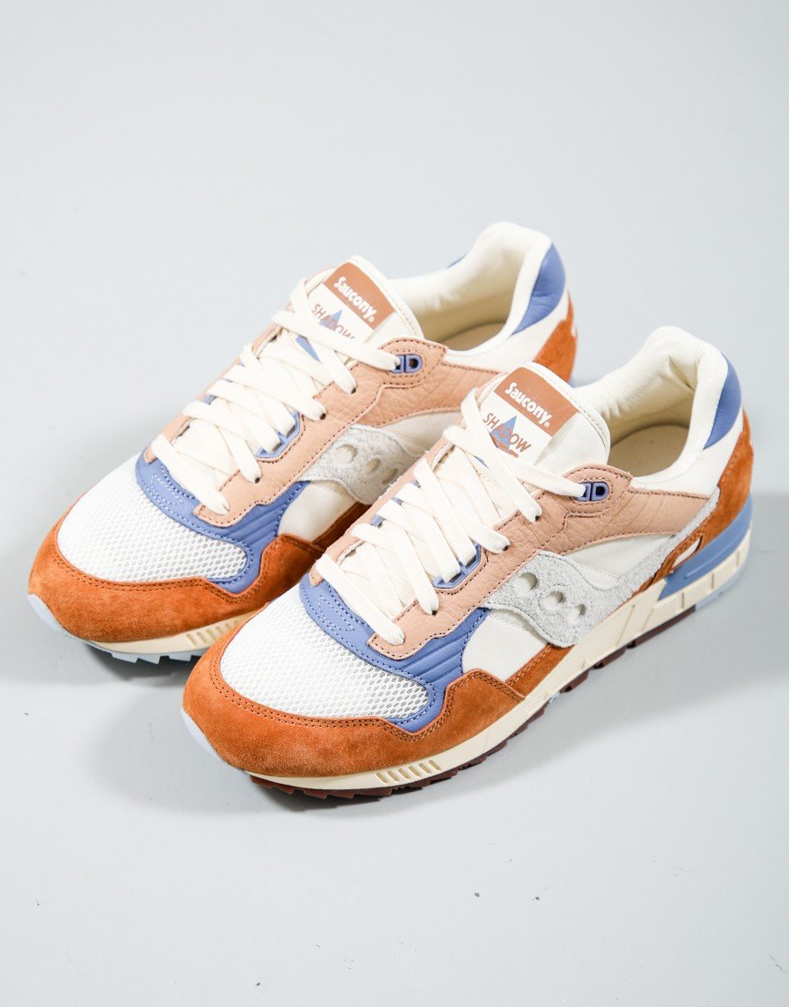 Saucony Shadow 5000 Trainers Light Beige/Rust
