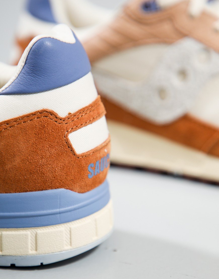 Saucony Shadow 5000 Trainers Light Beige/Rust