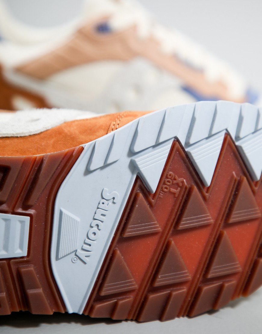 Saucony Shadow 5000 Trainers Light Beige/Rust