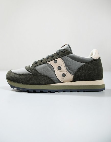 Saucony Jazz Original Trainers Green/Sand