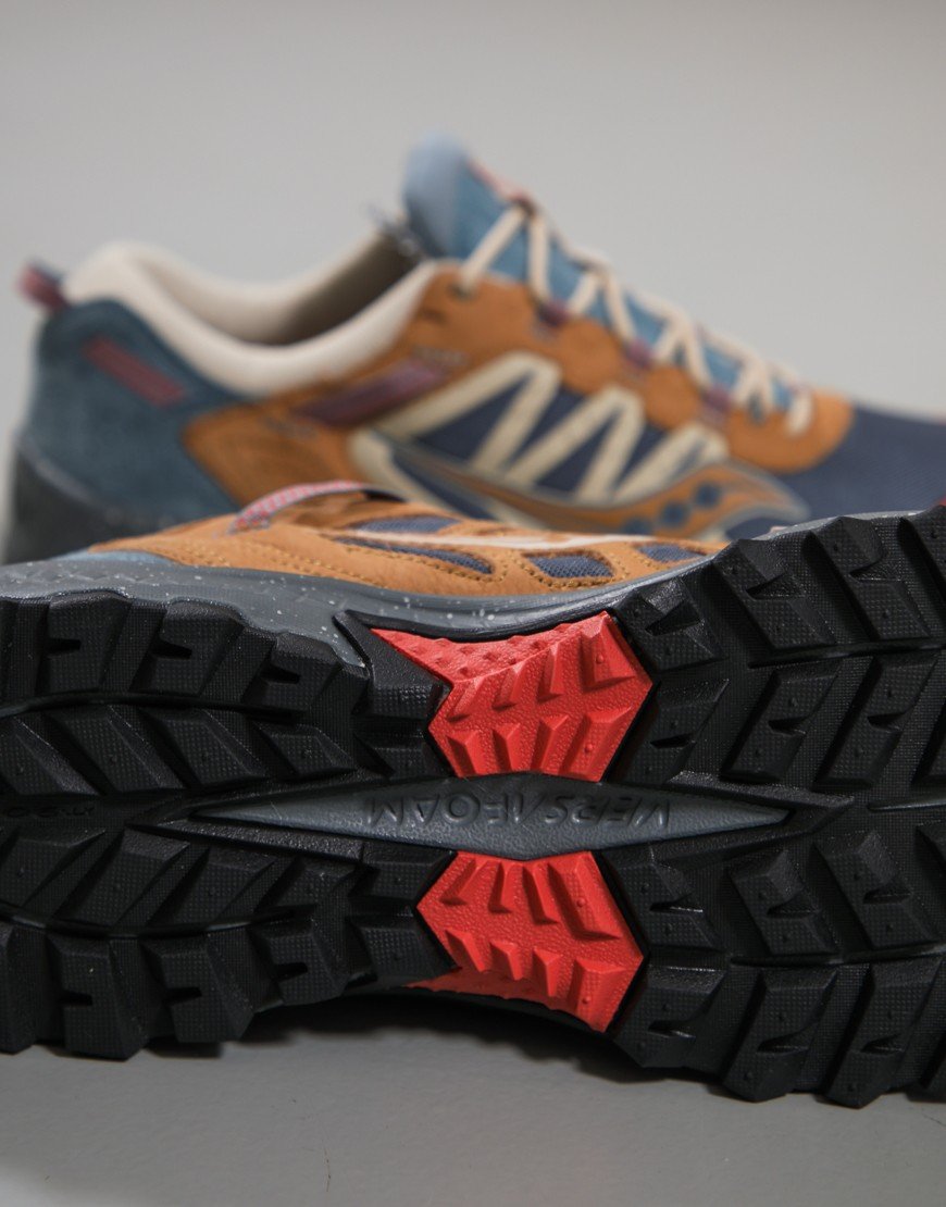 Saucony Grid Peak Trainers Grey/Sand