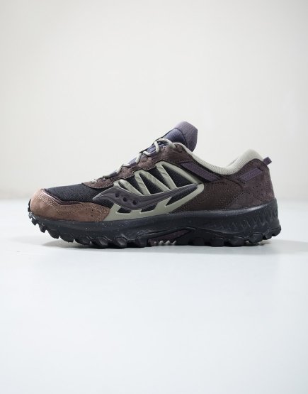 Saucony Grid Peak Trainers Black/Wine