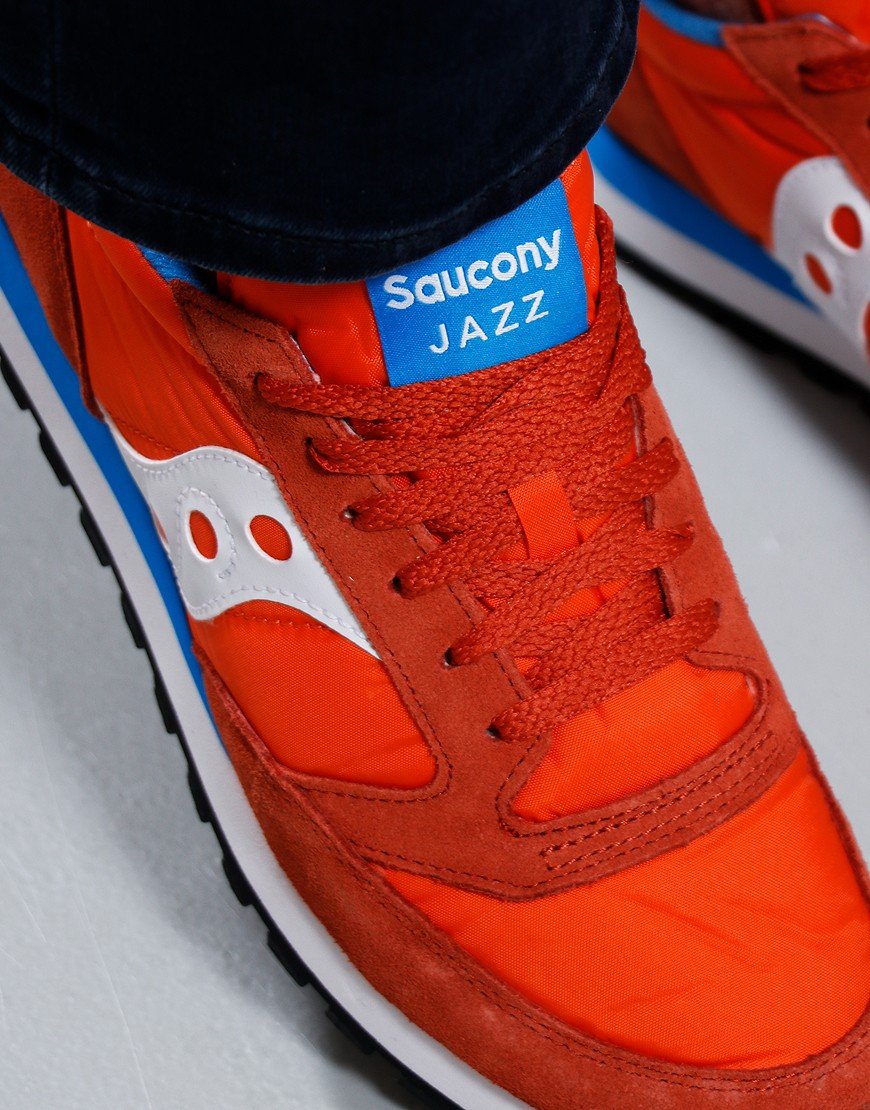Saucony Jazz OG Trainers Orange/Sky
