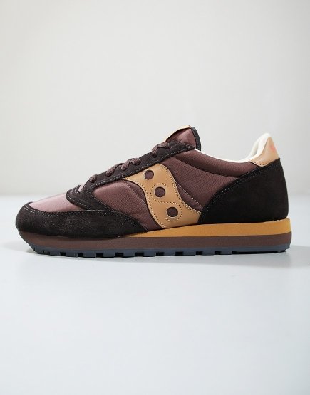 Saucony Jazz Original Trainers Brown/Rust