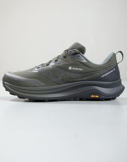 Saucony Peregrine 16 GTX Trainers Fatigue/Ebony