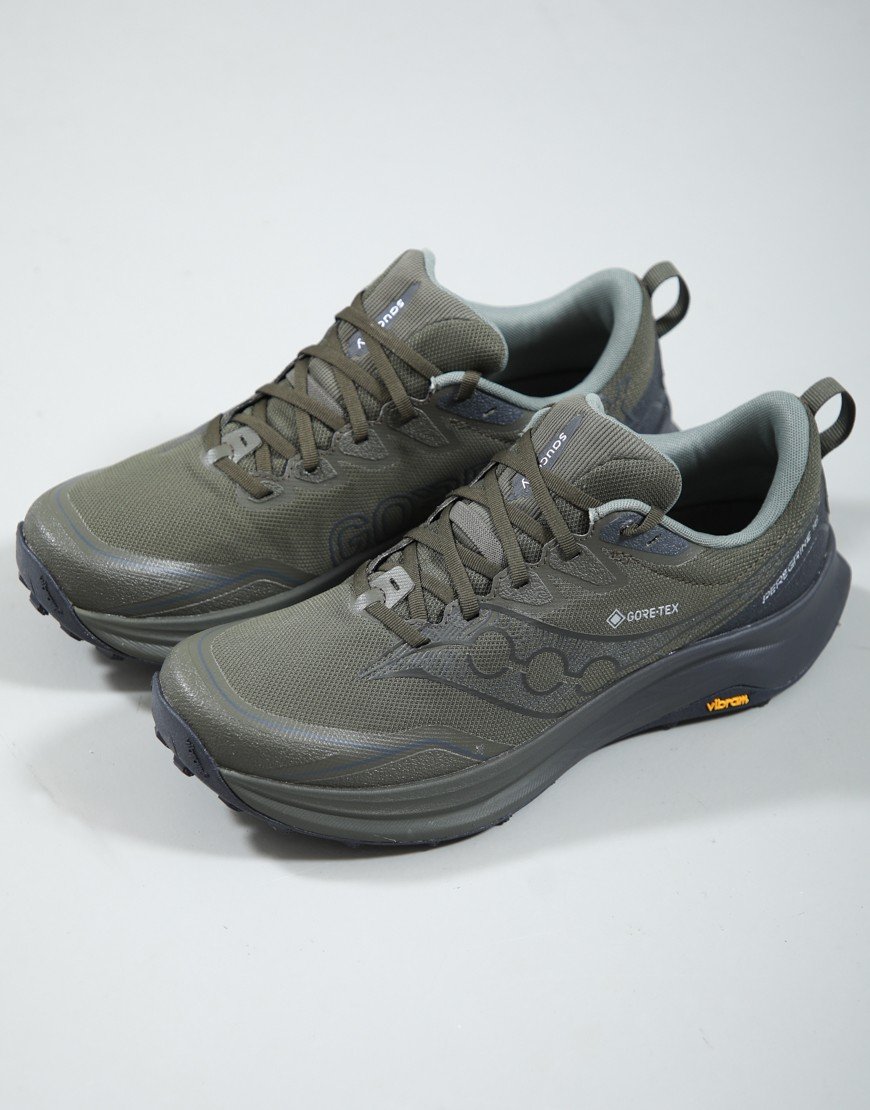 Saucony Peregrine 16 GTX Trainers Fatigue/Ebony