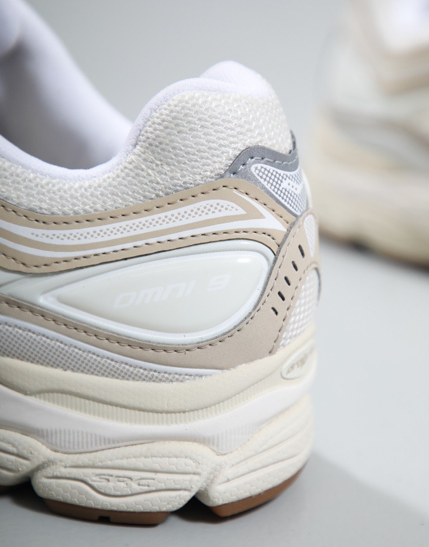 Saucony Progrid Omni 9 Trainers Beige/Silver