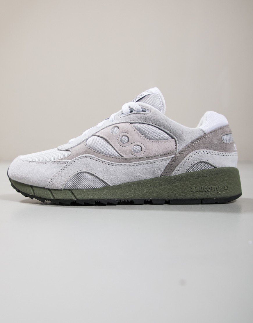 Saucony Shadow 6000 Trainers Grey/Green