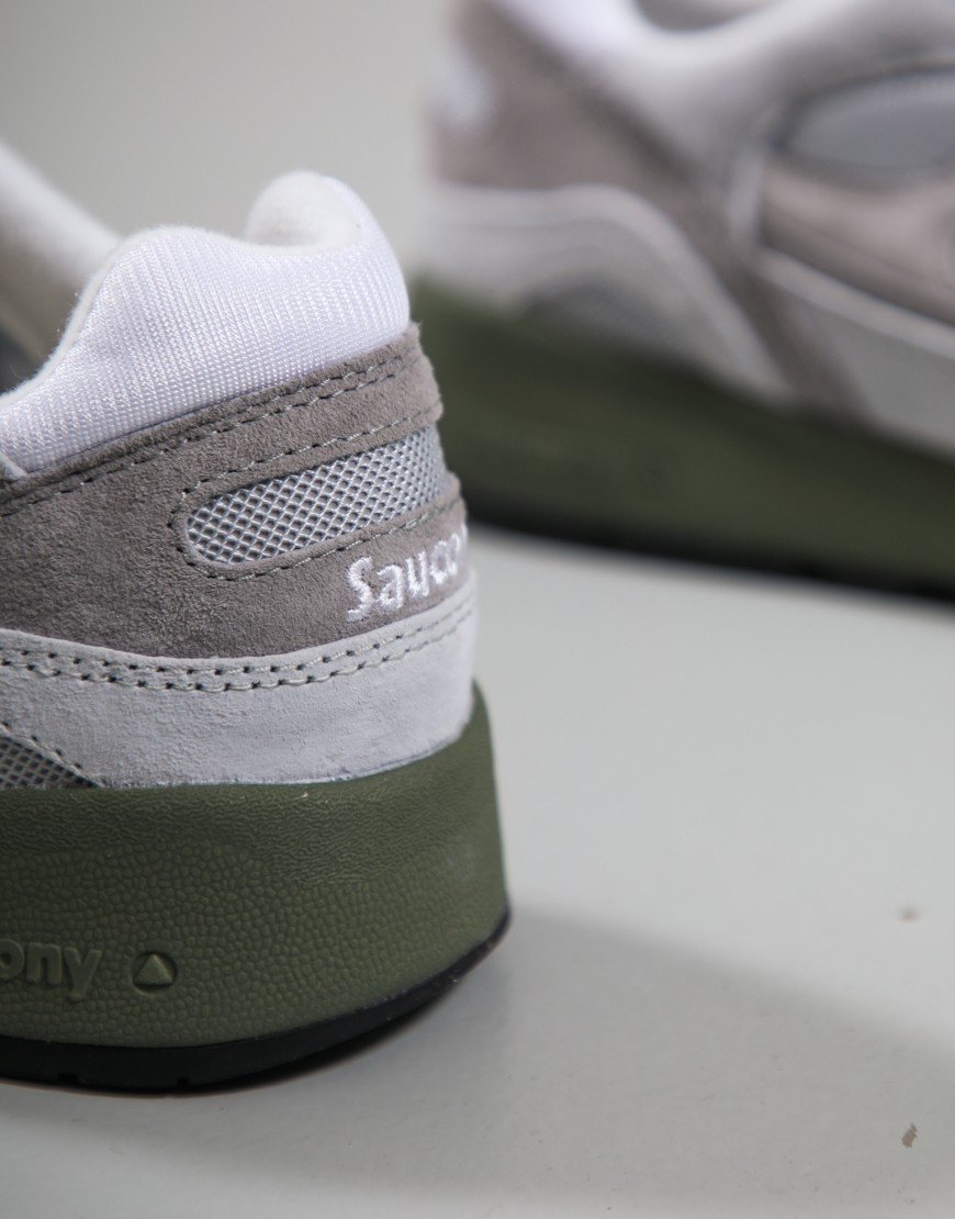 Saucony Shadow 6000 Trainers Grey/Green